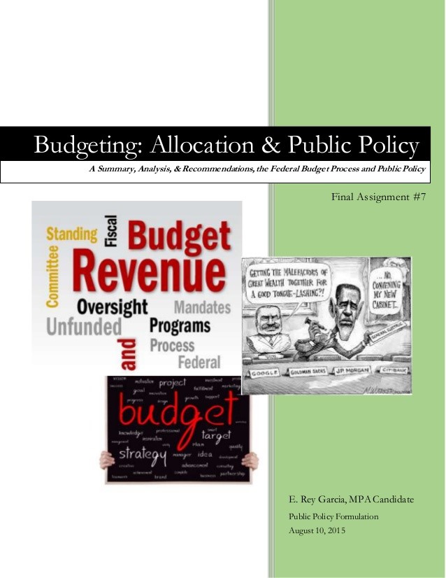  Budgeting Principles